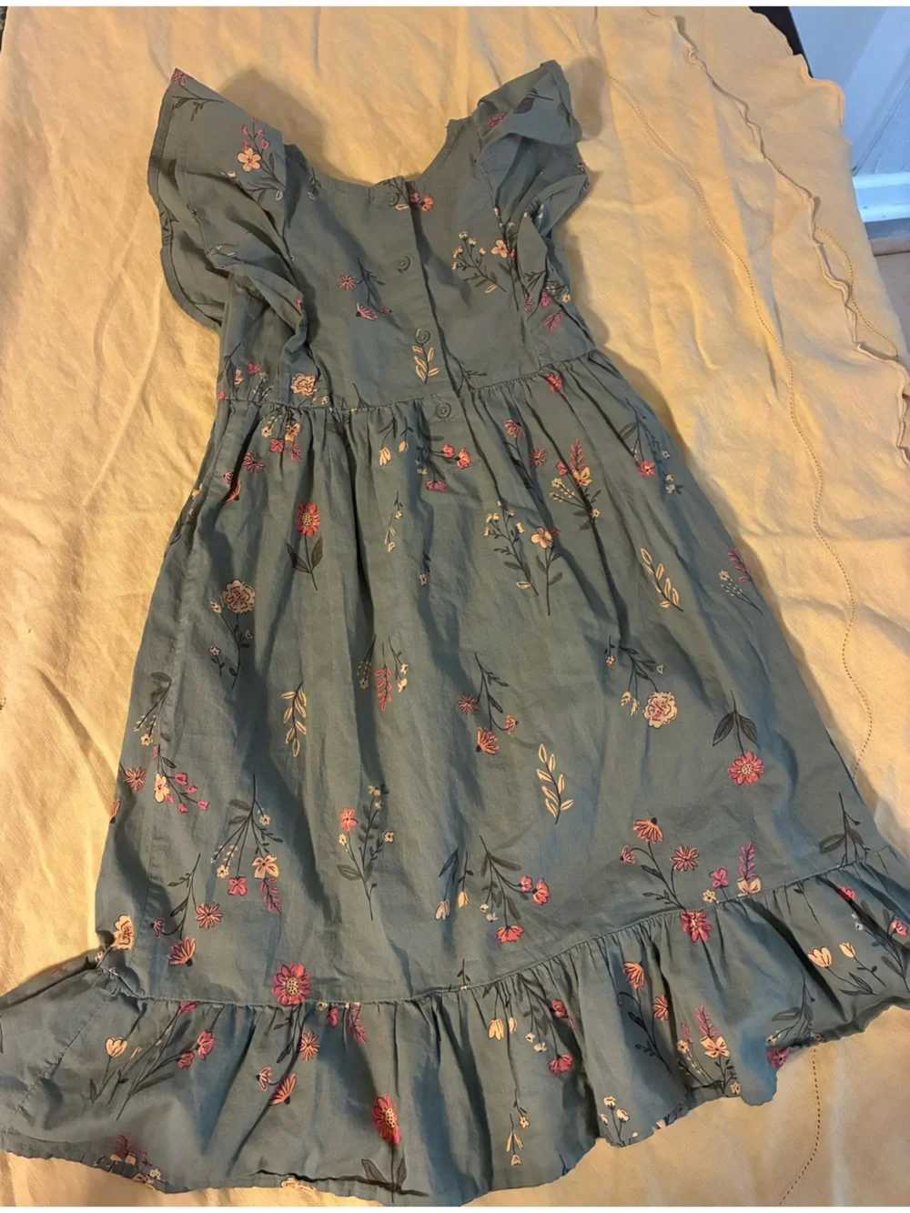 Carter’s Girls 5 Floral Ruffle Dress
